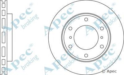 APEC BRAKING dsk2198 -  Тормозной диск